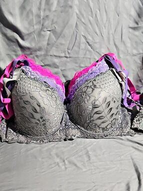 Emily Johnson Floral Lace Bras 38D